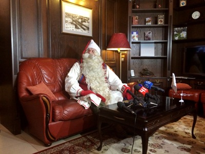 Финский Санта Клаус прибыл с визитом в Екатеринбург