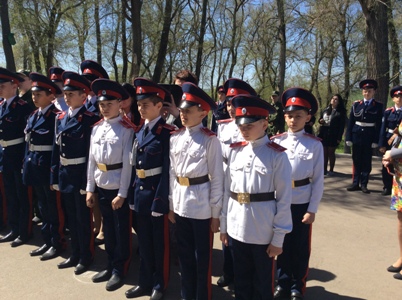 Кадеты казачьего кадетского корпуса в Воронежской области  приняли присягу