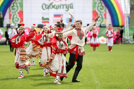 Всероссийский Сабантуй собрал в Астрахани около 20 тыс. зрителей