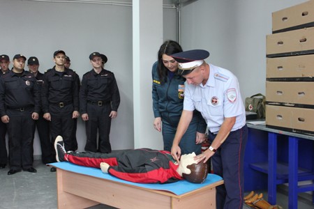 Белгородские полицейские прошли подготовку к действиям при возникновении чрезвычайных ситуаций