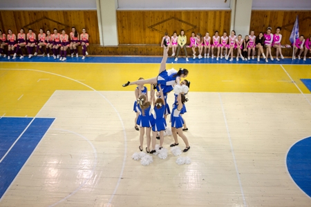 В Томске прошел фестиваль по спортивному чирлидингу, приуроченный к 140-летию Томского госуниверситета