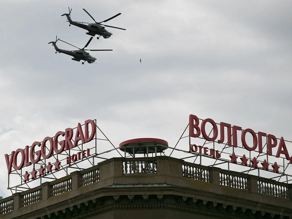 Парад Победы в Волгограде. Фото пресс-службы администрации Волгоградской области