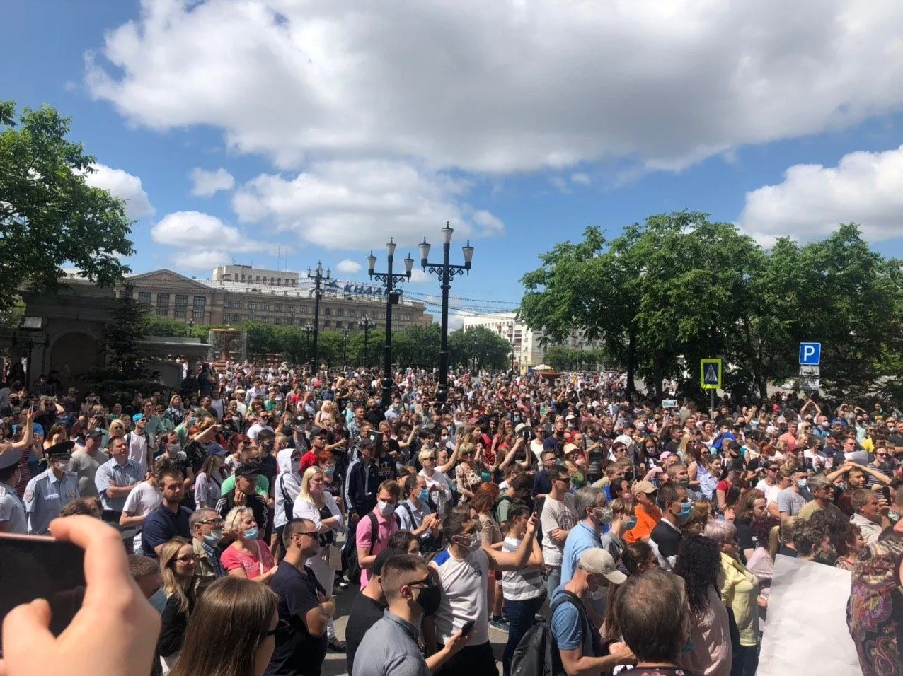 Акция в поддержку Фургала завершилась в Хабаровске