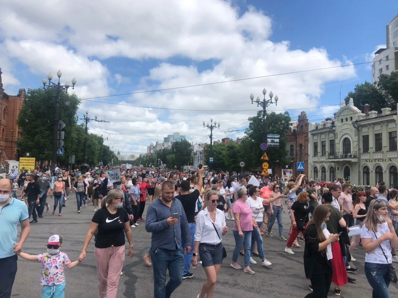 Акция в поддержку Фургала завершилась в Хабаровске