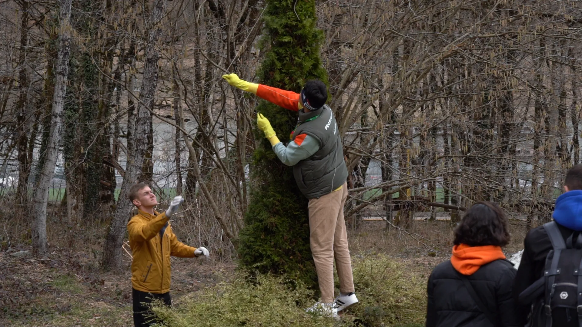 Участники Всемирного фестиваля молодежи. © Фото: Кавказский заповедник