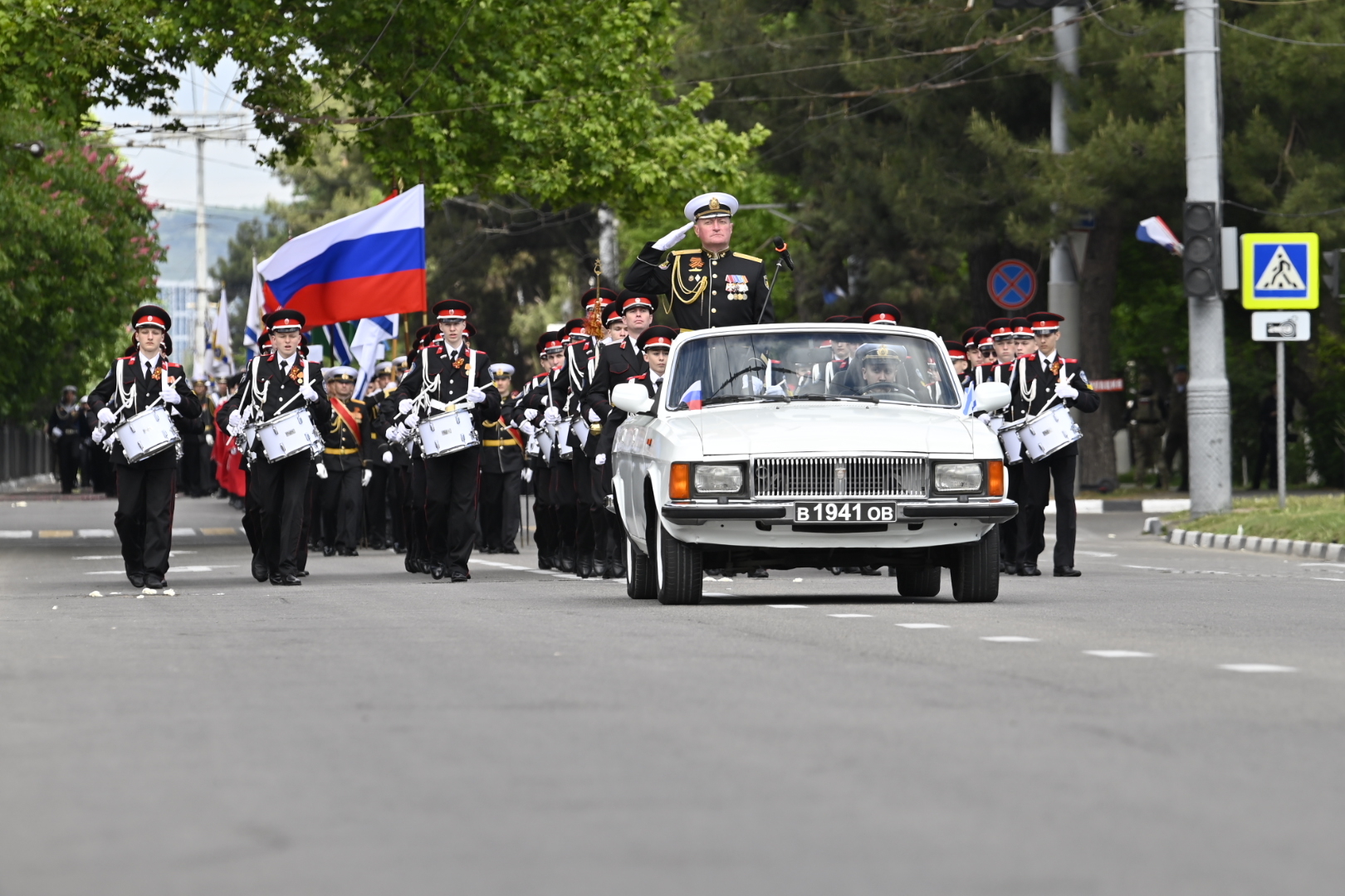 Парад, посвященный 79-й годовщине Победы, прошел в Новороссийске - Юг и  Северный Кавказ || Интерфакс Россия