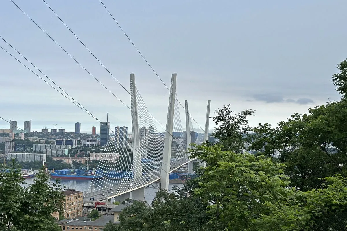 Золотой мост во Владивостоке. © "Интерфакс". Инна Басова