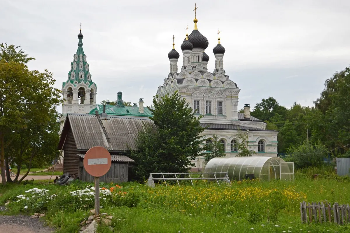 Храм Святой Троицы в Ивангороде. © "Интерфакс"