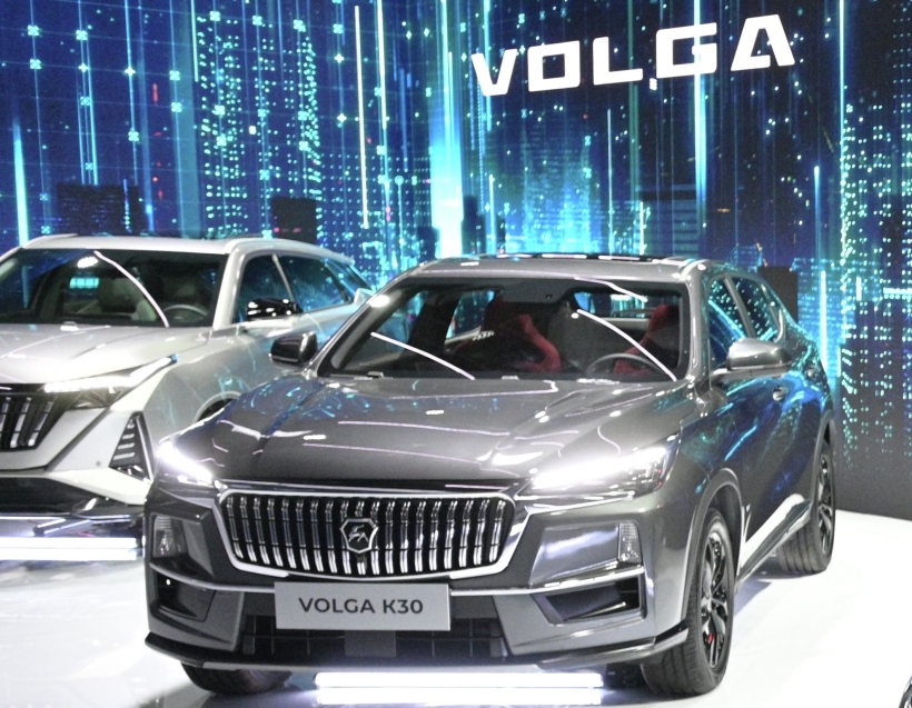 Новую линейку автомобилей Volga представили на выставке "Цифровая индустрия промышленной России". Фото