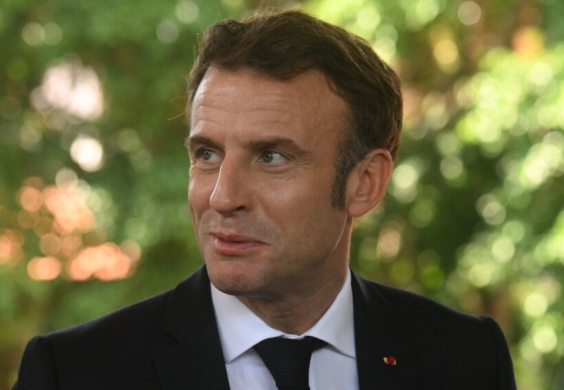 Фото. Президент Франции Эмманюэль Макрон по-прежнему допускает вероятность в будущем отправки французских военнослужащих на Украину