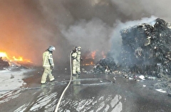 Площадь пожара на складе с макулатурой в Ростовской области увеличилась до 2,5 тыс. квадратных метров