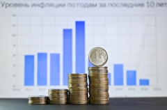 ЦБ РФ сохранил прогноз по инфляции на 2024г на уровне 4-4,5%