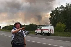 Склад боеприпасов горит под Рязанью