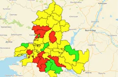 Более 10 муниципалитетов Ростовской области попали в "красную зону" по коронавирусу  - власти