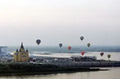 Десятки аэростатов поучаствуют в фестивале воздухоплавания в Нижнем Новгороде