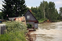 Более трех сотен домов остаются затопленными паводком в Омской области