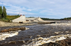 Уровень воды между шлюзами Беломорканала в Карелии снизился