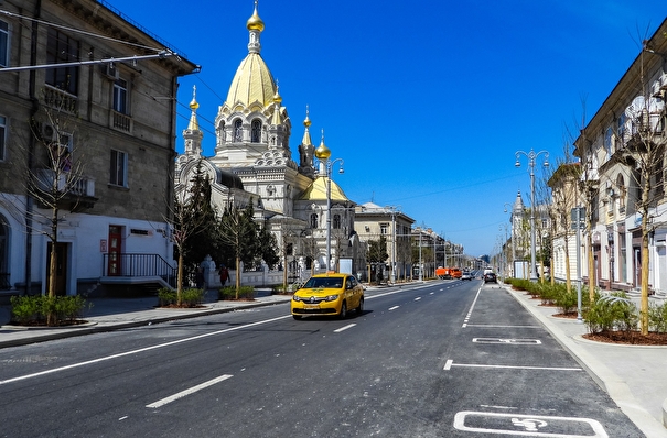 Реконструкция центральной улицы завершена в Севастополе