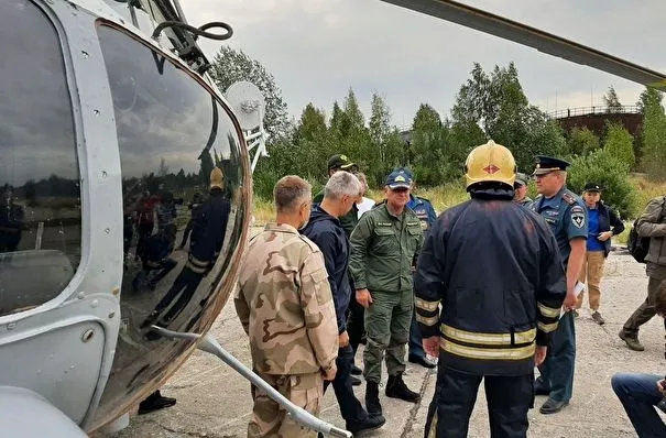 Глава МЧС приехал в Карелию, где горят леса