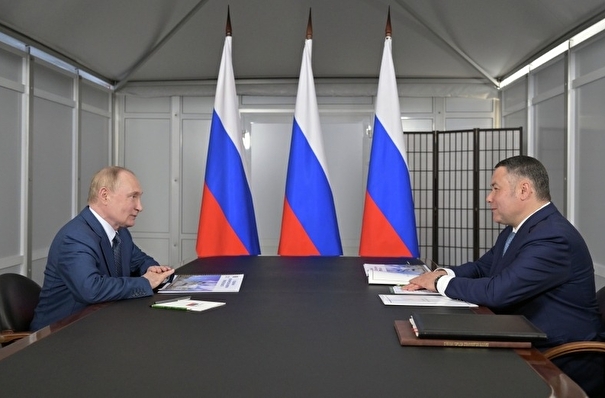 Тверской губернатор доложил Путину о мерах поддержки участников СВО и их семей
