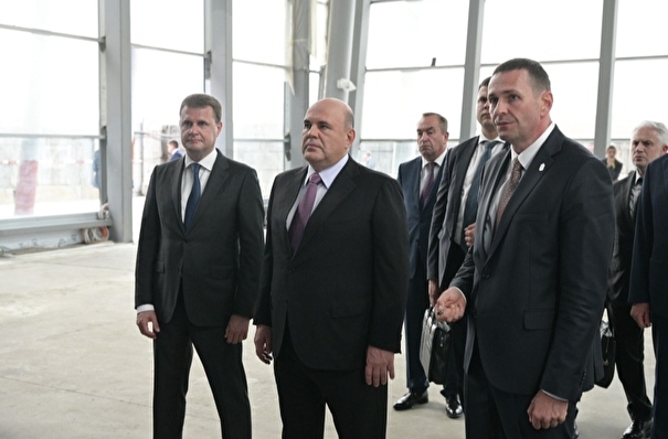Мишустин ознакомился с ходом строительства международного терминала аэропорта Хабаровска