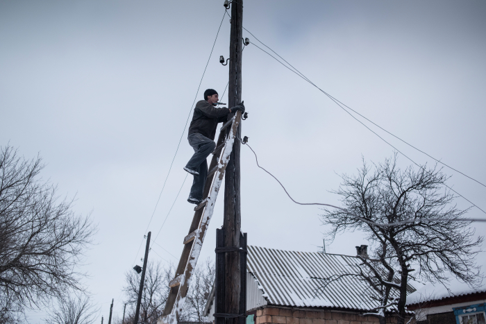 Более 1,5 тыс. новгородцев остались без света из-за непогоды, 15 тыс. - без воды. Фото. © РИА Новости. Валерий Мельников