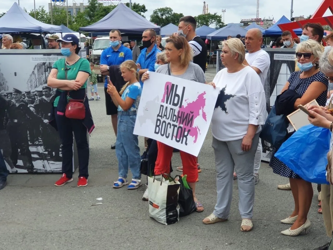 Митинг в поддержку Фургала возобновился в Хабаровске