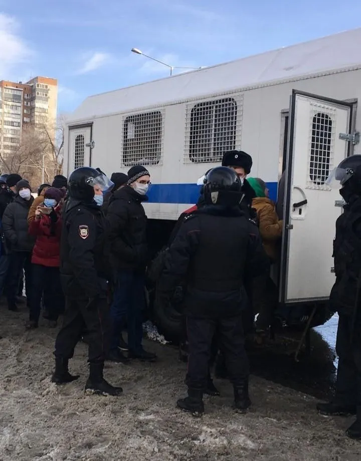 Полиция задержала всех участников несанкционированной акции в Самаре