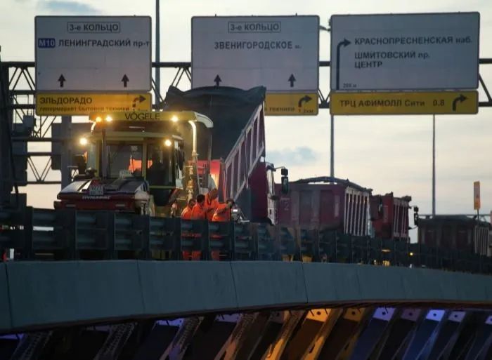 В Москве началось возведение эстакады северного дублера Кутузовского проспекта