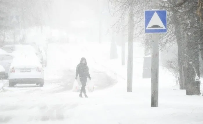 Дороги закрывают на юге Сахалина из-за метели, школьники переведены на дистанционное обучение