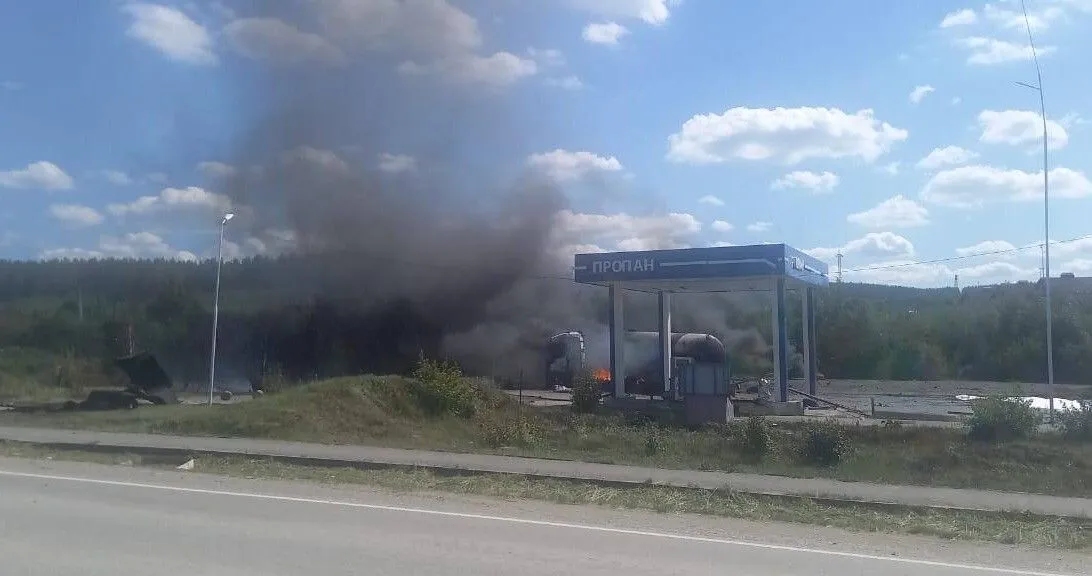 Пожар на газовой заправке в свердловской Талице локализован