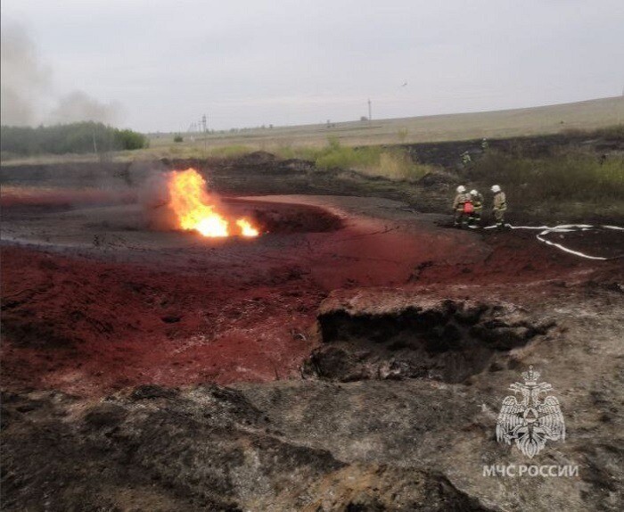 Авария на газопроводе произошла в Оренбуржье, угрозы населенным пунктам нет