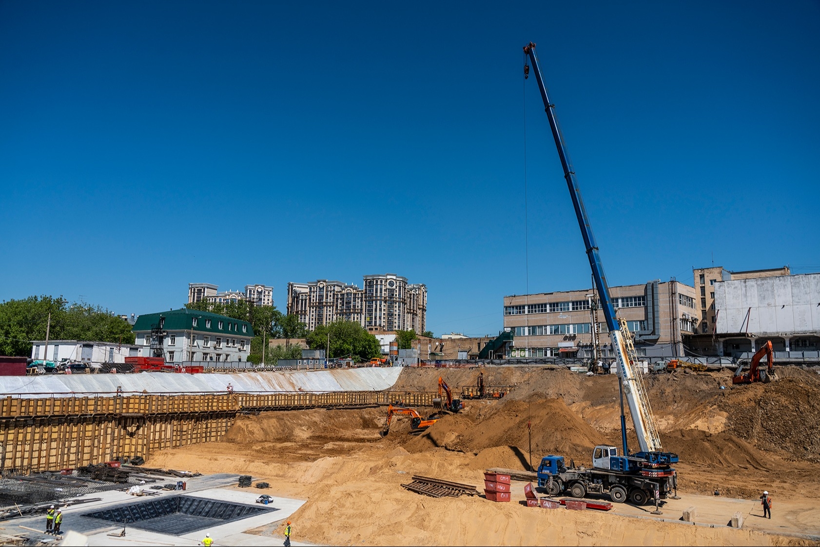 Начались монолитные работы в ЖК SEZAR CITY в Москве