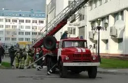 Спасатели провели учения по ликвидации пожара в госуниверситете Белгорода