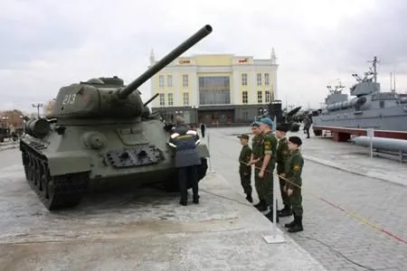 Военно-патриотический квест прошел в музее военной техники УГМК