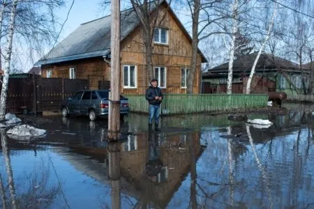 Причиной подтопления дачных участков под Тверью стал затор в русле реки