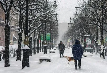 Снег с дождем ожидаются в Петербурге в течение недели