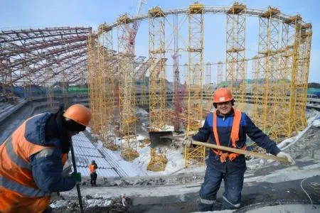 Генподрядчик намерен в апреле войти в график строительства стадиона к ЧМ-2018 в Самаре