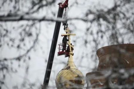 В Петербурге приступили к воссозданию храма Рождества Христова на Песках