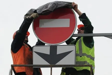 Движение транспорта в Москве начнут ограничивать из-за начала подготовки парада Победы