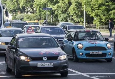 Съезд с Садового кольца на Новый Арбат стал возможен из двух полос в Москве