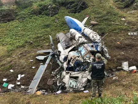 Образцы топлива изъяты с места последней заправки и крушения Ми-8 в Иркутской области