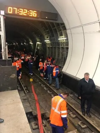 Движение на подтопленном участке Московского метро запустят в ближайшие часы