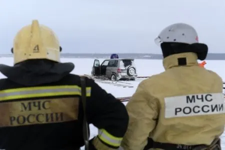 Ледовые переправы через Волгу временно перекрыты в Ярославской области