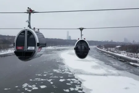 Московская мэрия презентовала проект канатной дороги над Химкинским водохранилищем