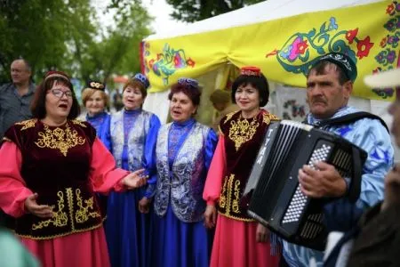 Более тысячи человек приняли участие в праздновании "Сабантуя" в Пушкино