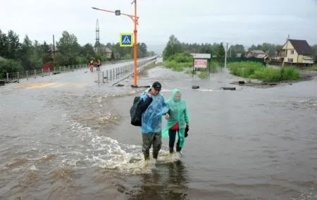 После ливней в Приморье подтоплены около 10 многоквартирных домов