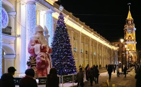 Дед Мороз пообещал властям Петербурга снегопад на Новый год