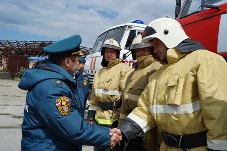 В Ростовской области спасатели и пожарные тренировались ликвидировать последствия нагонной волны из Азовского моря