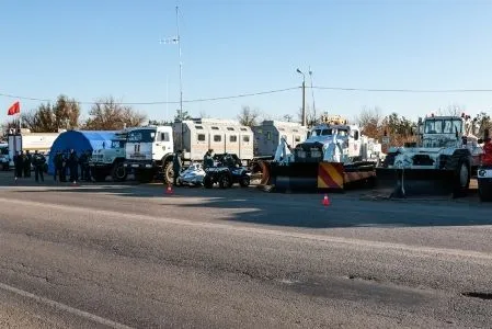 Учения по ликвидации зимних ЧС прошли в Волгоградской области